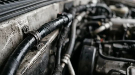 Câble électrique endommagé par des rongeurs avec application de vernis répulsif protecteur