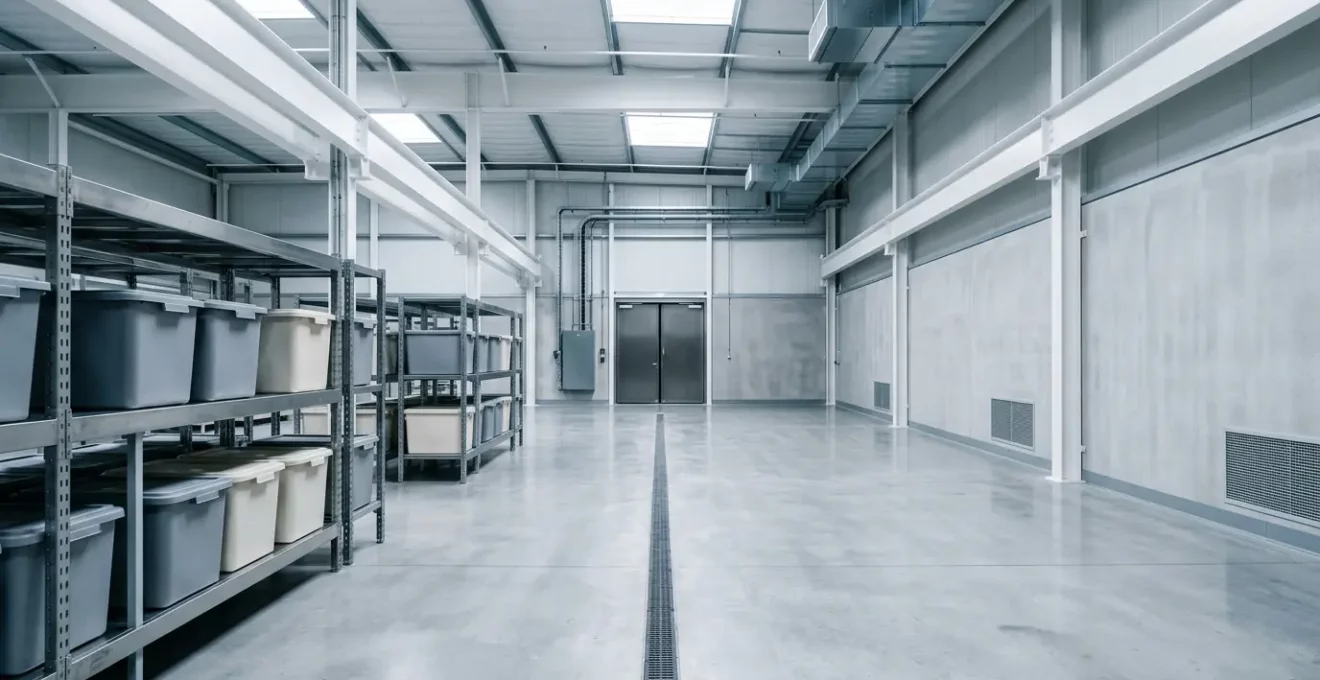 Environnement professionnel protégé contre les nuisibles par des mesures préventives