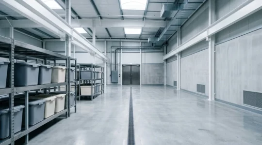 Environnement professionnel protégé contre les nuisibles par des mesures préventives